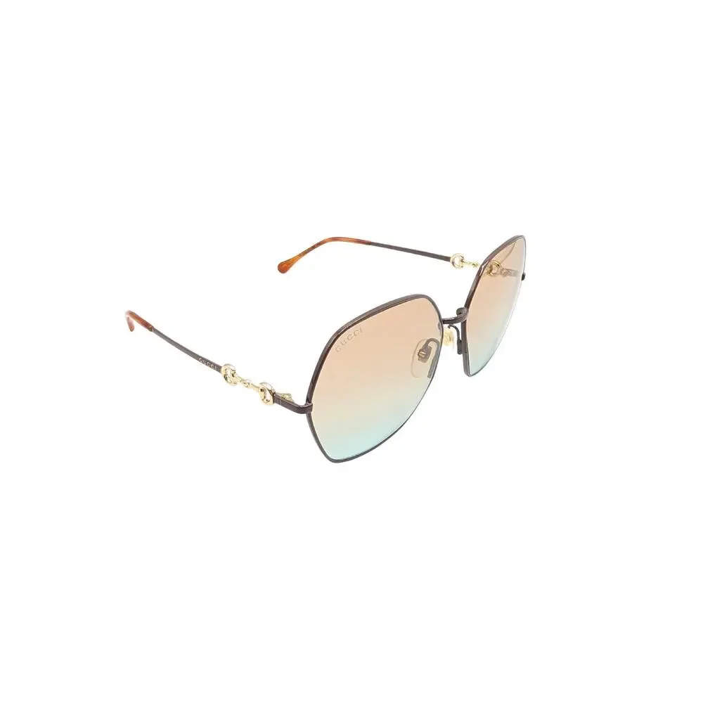 Gucci Horsebit Gold Gradient Sunglasses GG1335s